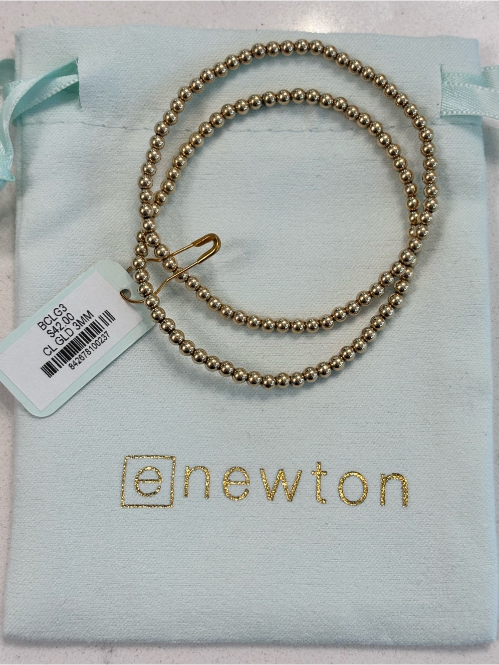 Enewton classic gold 3mm bracelet - Picture 3 of 4